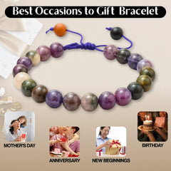 Amazing Gemstone bracelet exudes energy for grounding and focus.