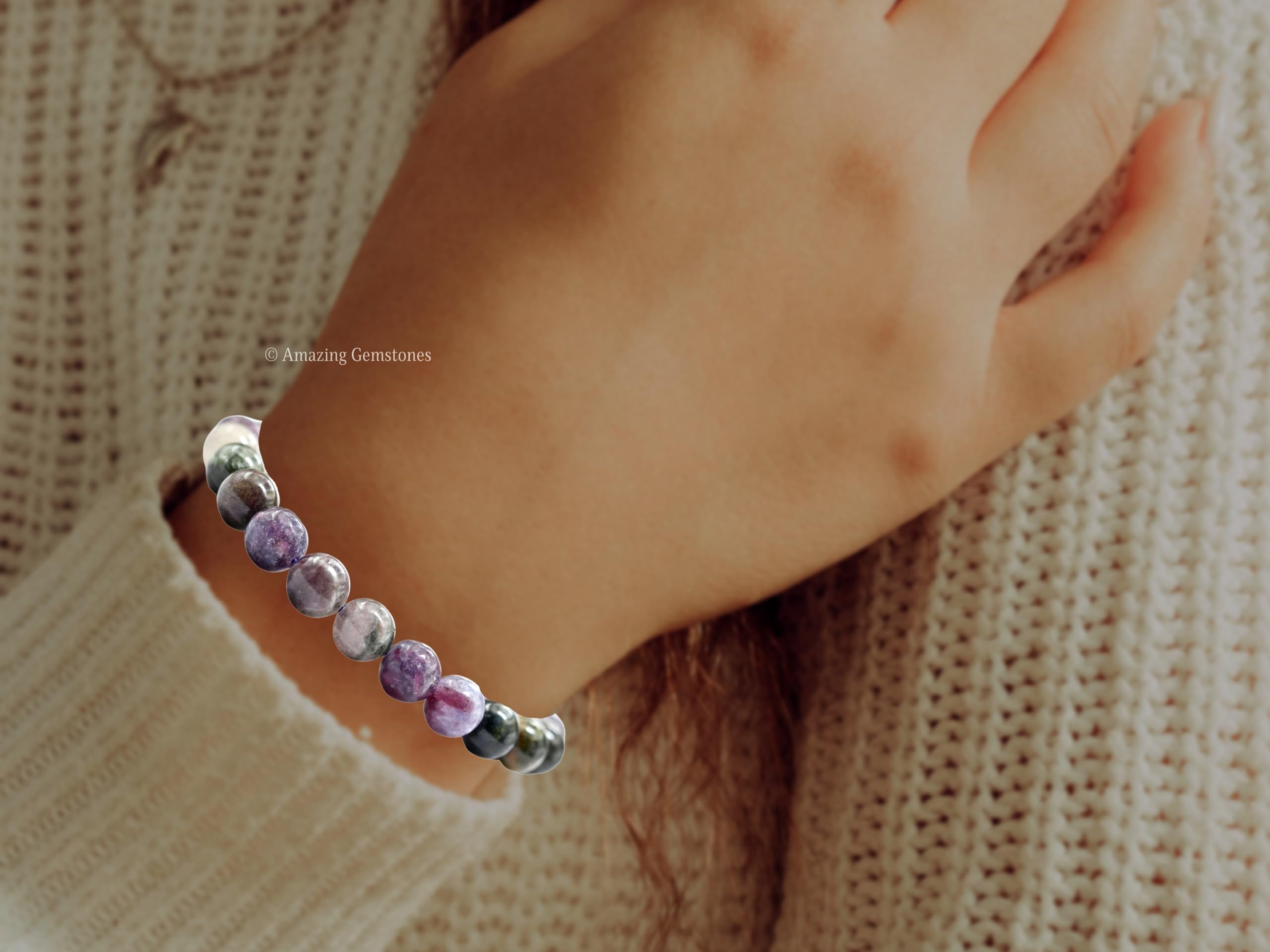 Amazing Gemstone bracelet in zip bag packaging, ideal for gifting.