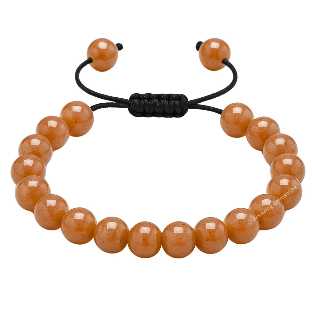 Amazing Gemstone Sunstone Bracelet adjustable wrist view for comfortable daily wear
