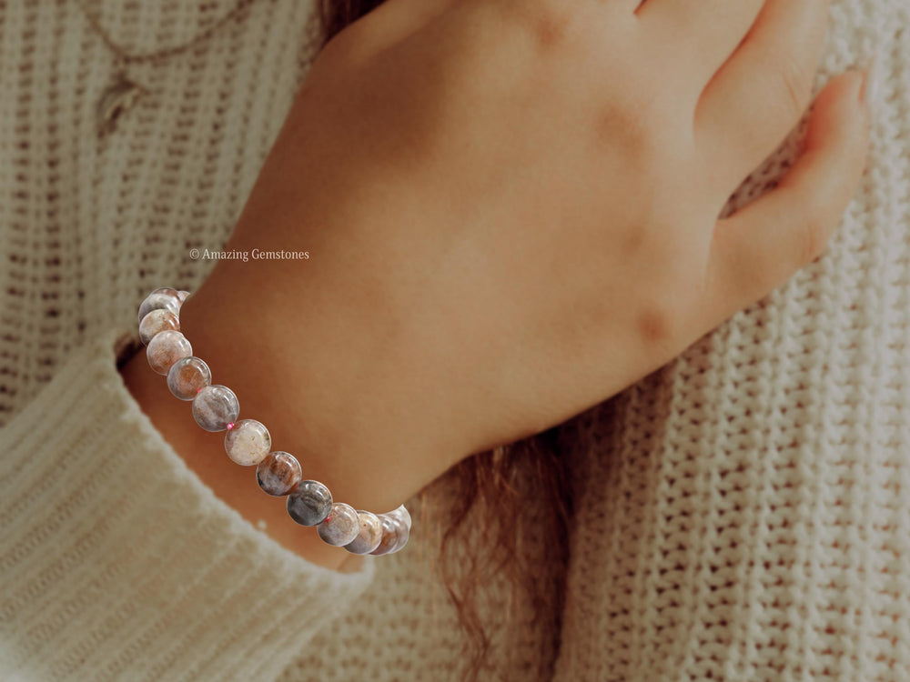 Amazing Gemstone Sunstone Bracelet gift-ready presentation suggests thoughtful occasion token