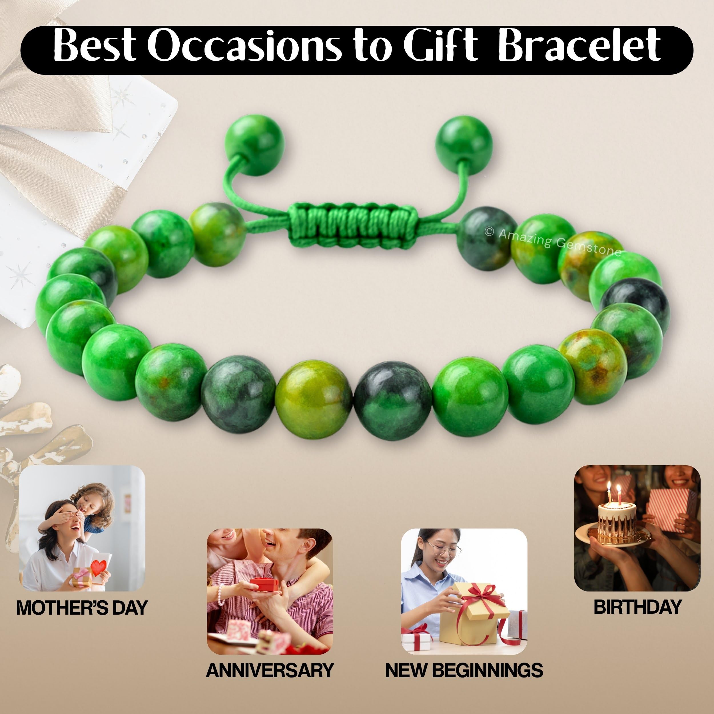 Amazing Gemstone Variscite bracelet care tips for longevity.