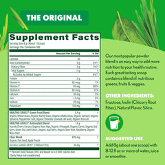 100-serving Amazing Grass bottle highlights value and convenience