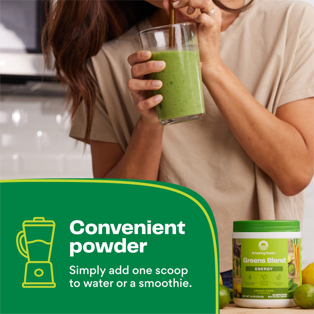 Yerba Mate and green tea provide natural caffeine for focus.
