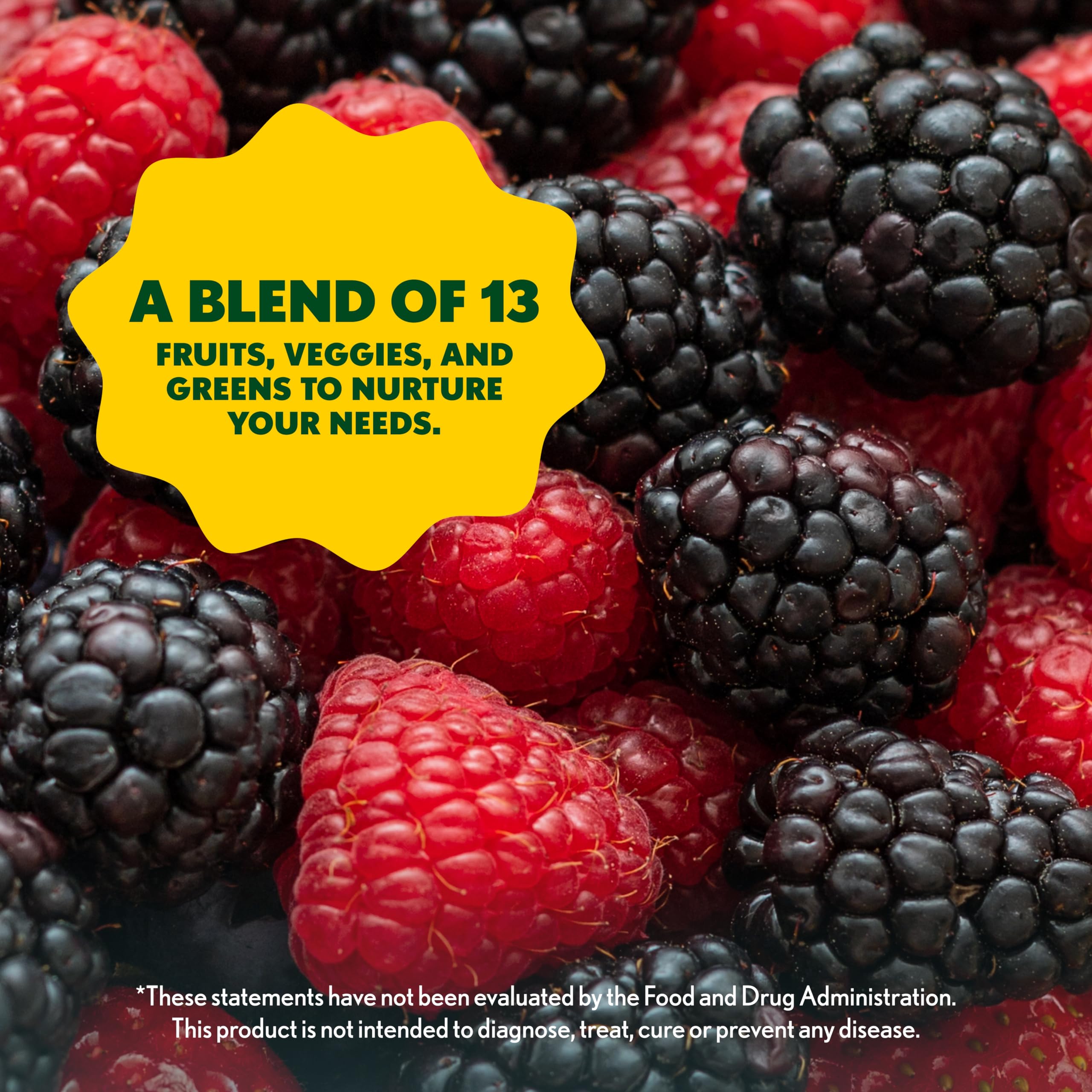 Amazing Grass Greens Blend ingredients chart explains greens and superfoods inclusion.