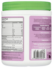 Amazing Grass Sweet Berry Antioxidant Powder blended into a smoothie for a berry boost