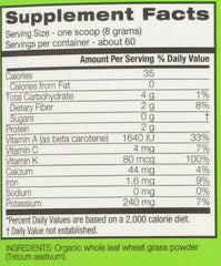 Wheat Grass Powder dissolving in water, vibrant green beverage