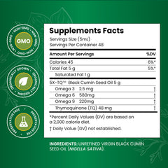 Amazing Herbs black seed oil pour for convenient daily use