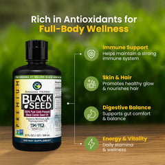 Amazing Herbs label closeup emphasizes organic, pesticide-free Nigella sativa seeds.