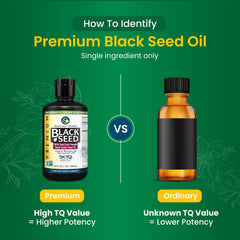 Amazing Herbs oil pour demonstrates convenient daily use in meals.