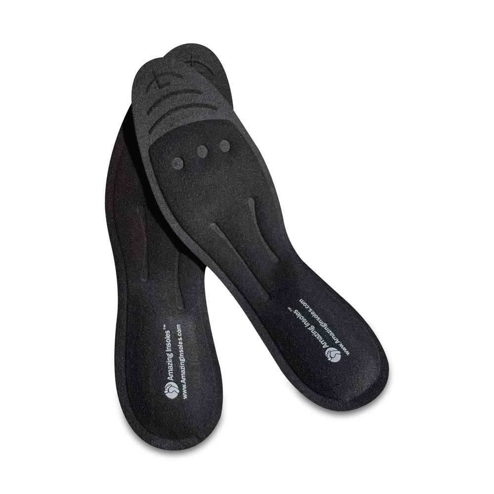 Amazing Insoles glycerin-filled core delivers gentle massage for tired feet.