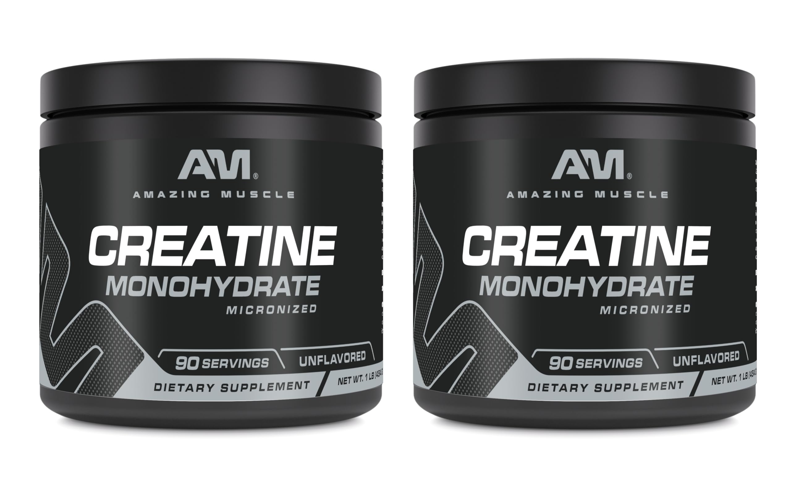 Amazing Muscle Creatine Micronized bottle front for post-workout use