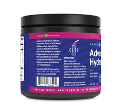 Glass of mixed Advanced Hydration powder after training
