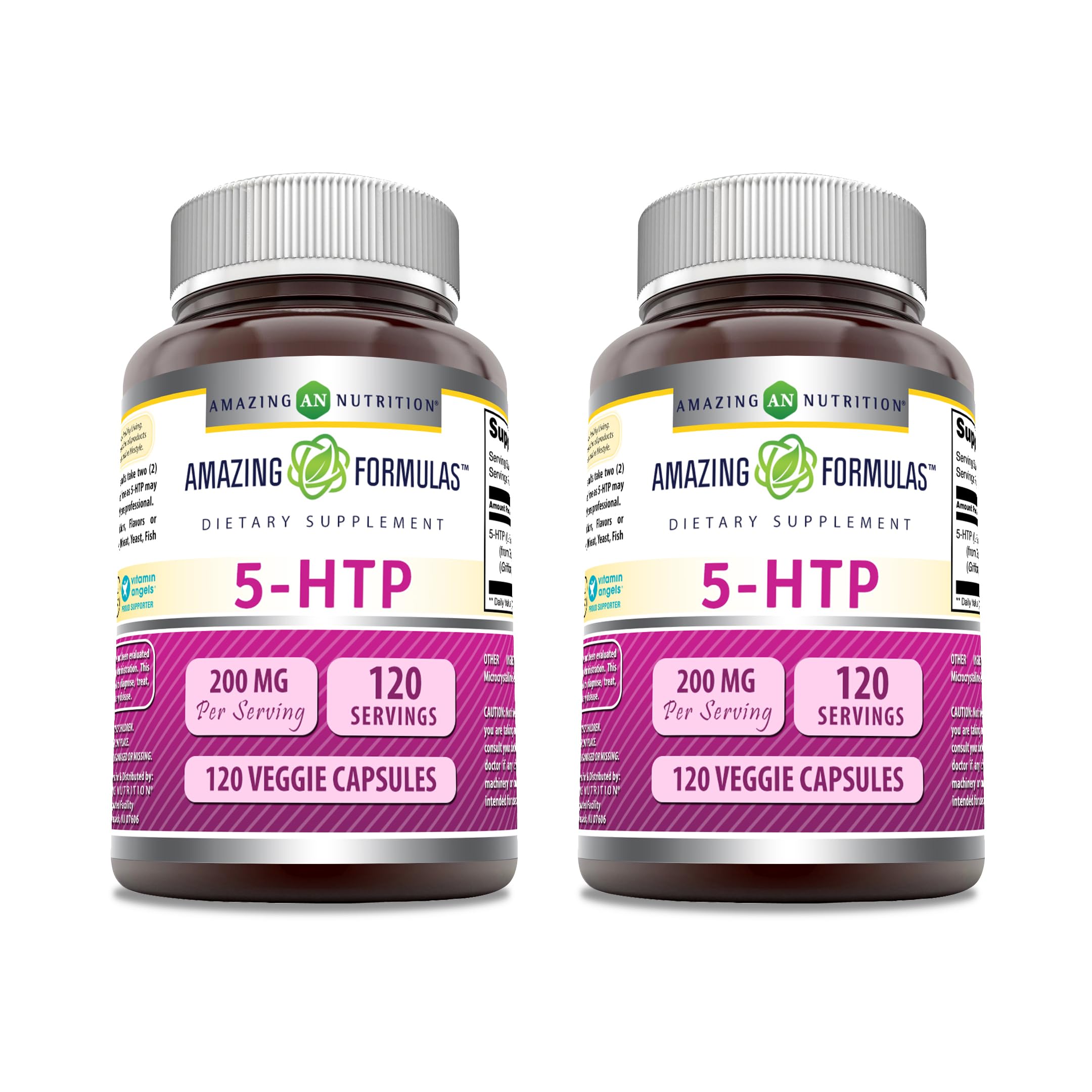 Amazing Nutrition Amazing Formulas 5-HTP bottle front for potential mood support