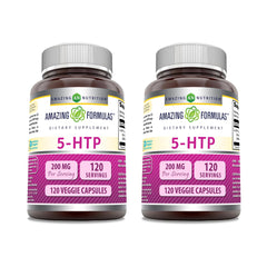 Amazing Nutrition Amazing Formulas 5-HTP bottle front for potential mood support