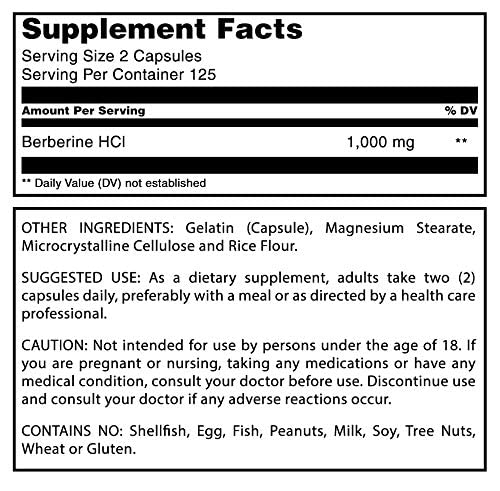 Amazing Nutrition Berberine packaging on store shelf signaling quality.