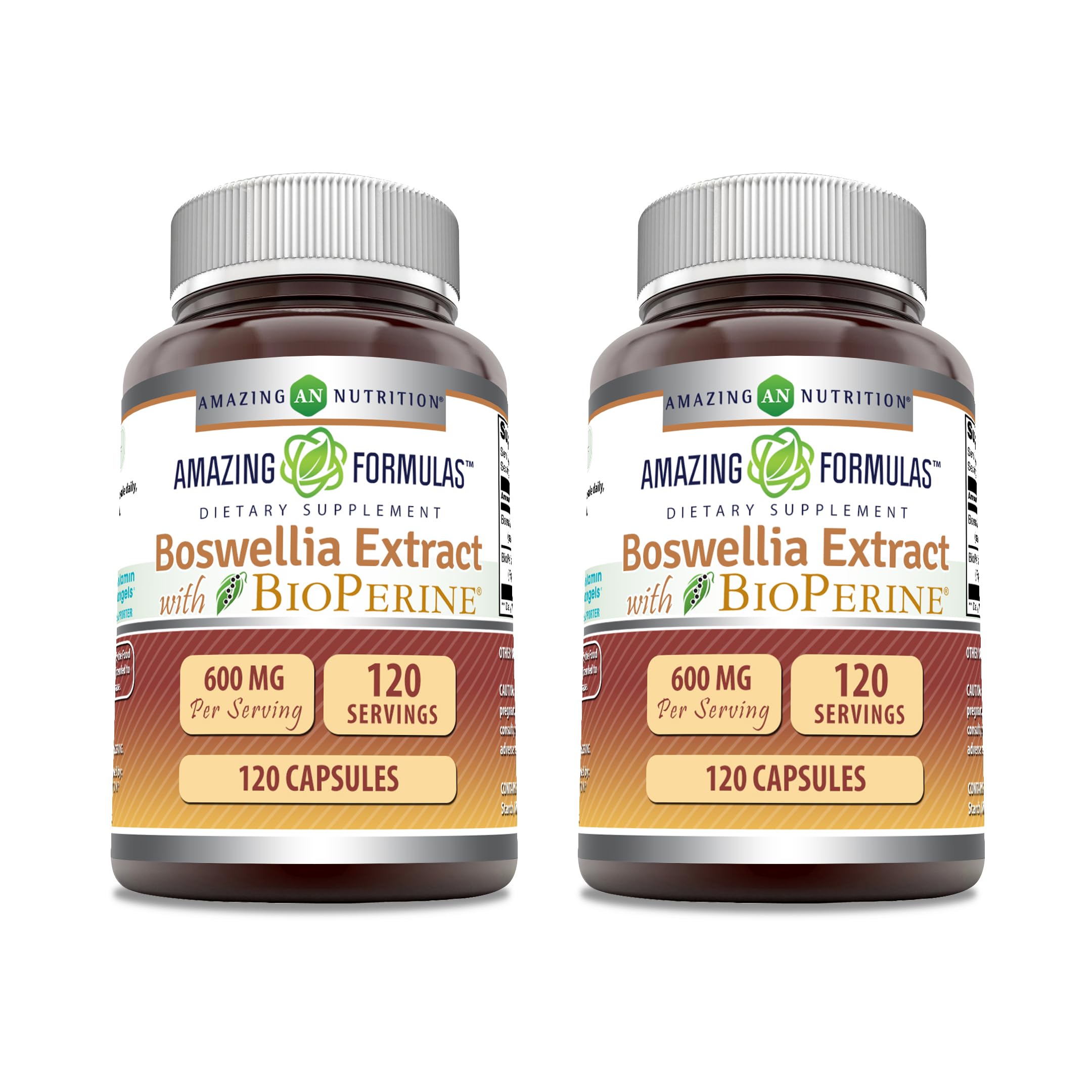Amazing Formulas Boswellia Extract bottle with Bioperine for daily wellness