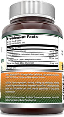 Amazing Formulas bottle back label highlights non-GMO and gluten-free features.