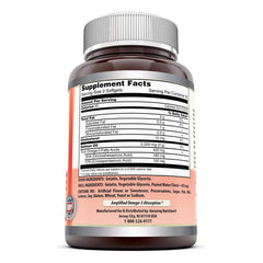 Amazing Omega label reflects purity with no artificial flavors.
