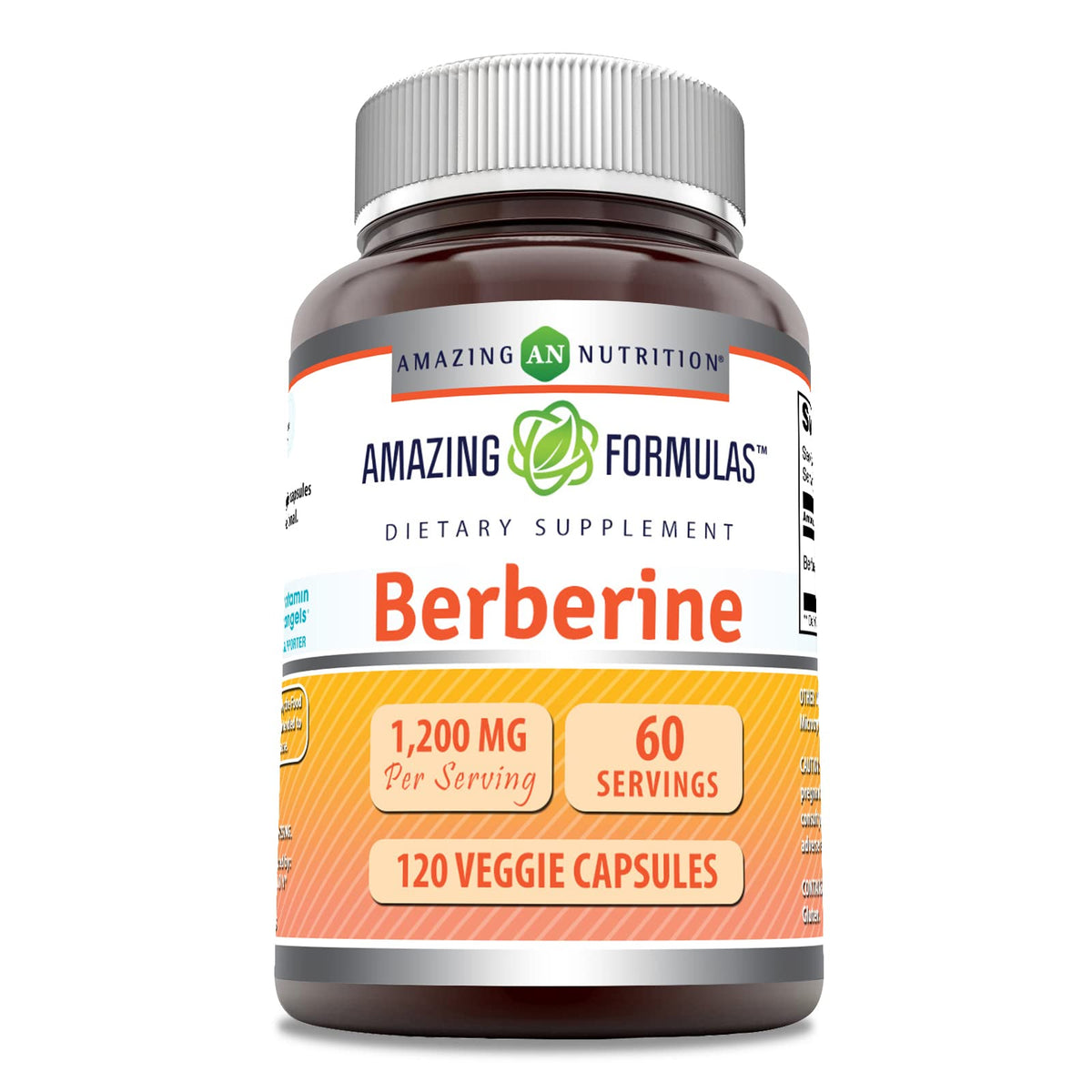 Amazing Nutrition Berberine bottle front view for daily wellness routine.