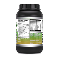 Amazing Nutrition grass-fed whey powder scoop emphasizes a simple 25 g serving.