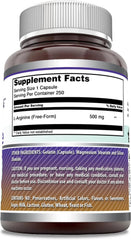 Closeup of Amazing Nutrition L-Arginine capsules ready for daily use