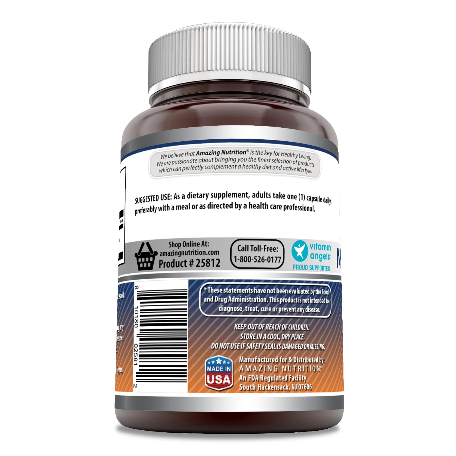 Amazing Nutrition magnesium oxide 3-pack packaging for convenient use.