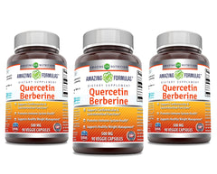Amazing Nutrition Quercetin Berberine bottle capsules for daily wellness support