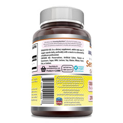 Amazing Nutrition Serrapeptase packaging highlights non-GMO gluten-free formula.