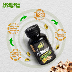 Sustainable packaging and sourcing icon for Amazon Andes Moringa Oil Softgels.