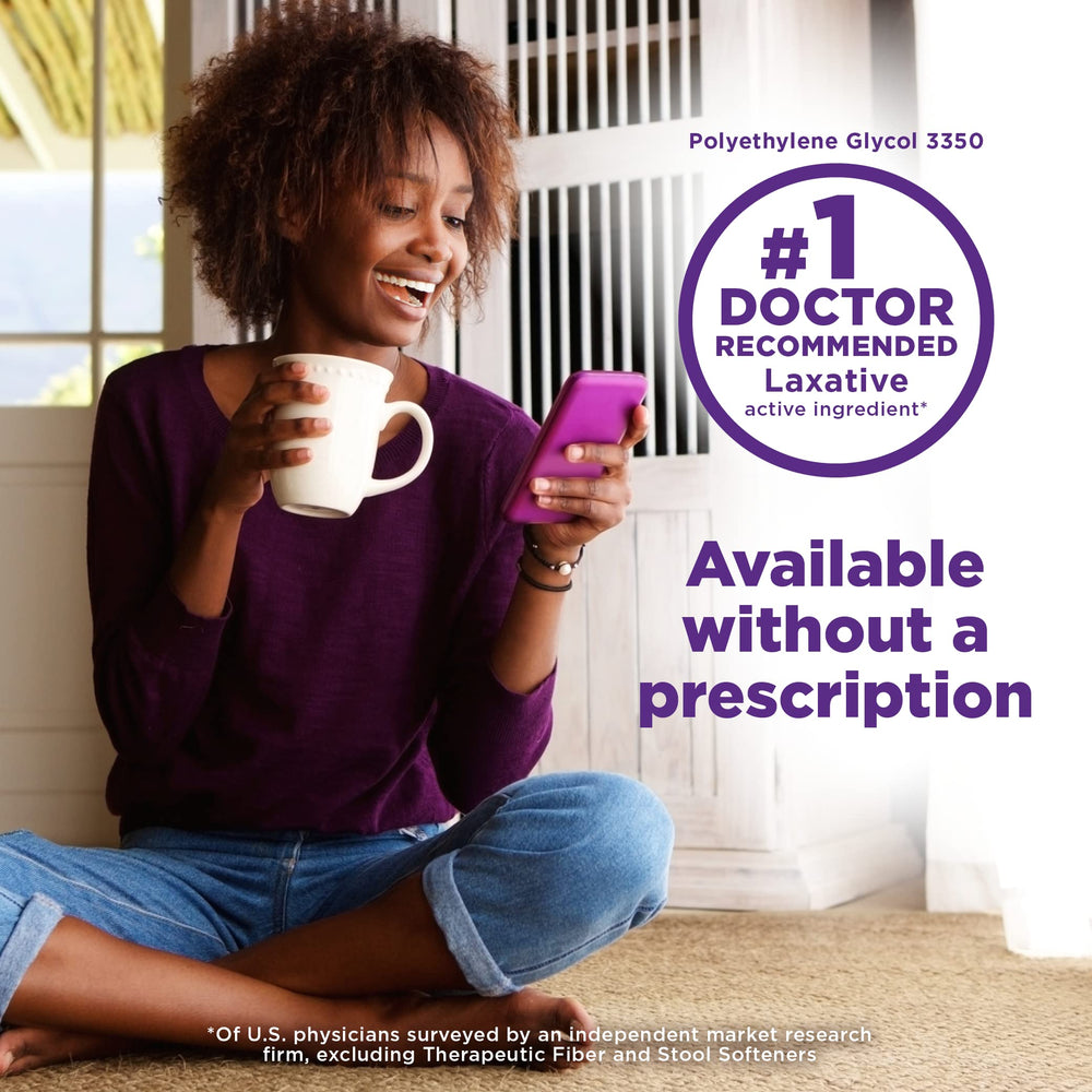Amazon Basic Care ClearLax is gluten-free and sugar-free for easy use