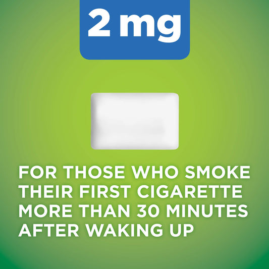 Amazon Basic Care 2 mg gum in cool mint pack ready for daily use