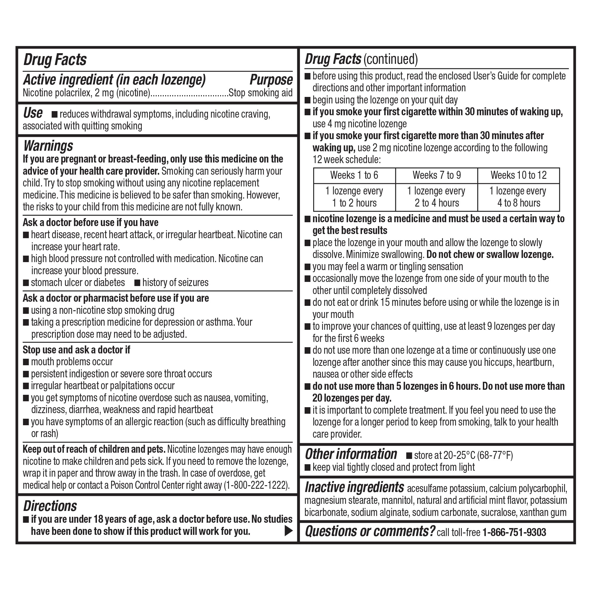 Amazon Basic Care mini lozenge mint box front highlights 216 count.