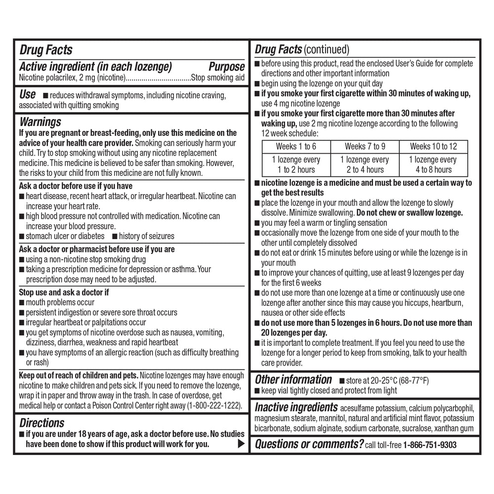 Amazon Basic Care mini lozenge mint box front highlights 216 count.