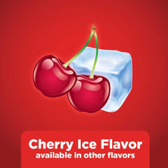 Amazon Basic Care mini lozenge Cherry Ice usage guide, supports NRT plan.