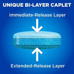 Amazon Basic Care mucus relief scene showcases easier breathing and clearer airways.