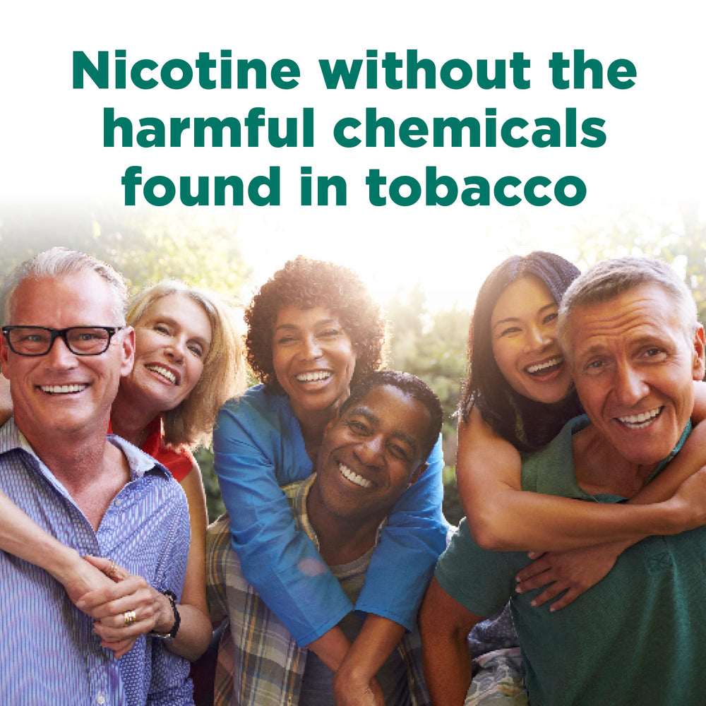 Amazon Basic Care nicotine gum 2 mg Arctic Mint 310-count information highlights large supply.