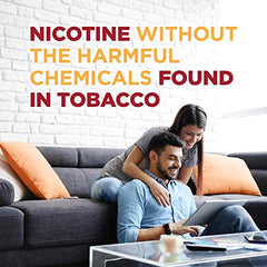 Amazon Basic Care nicotine gum 4 mg cinnamon pack opening.