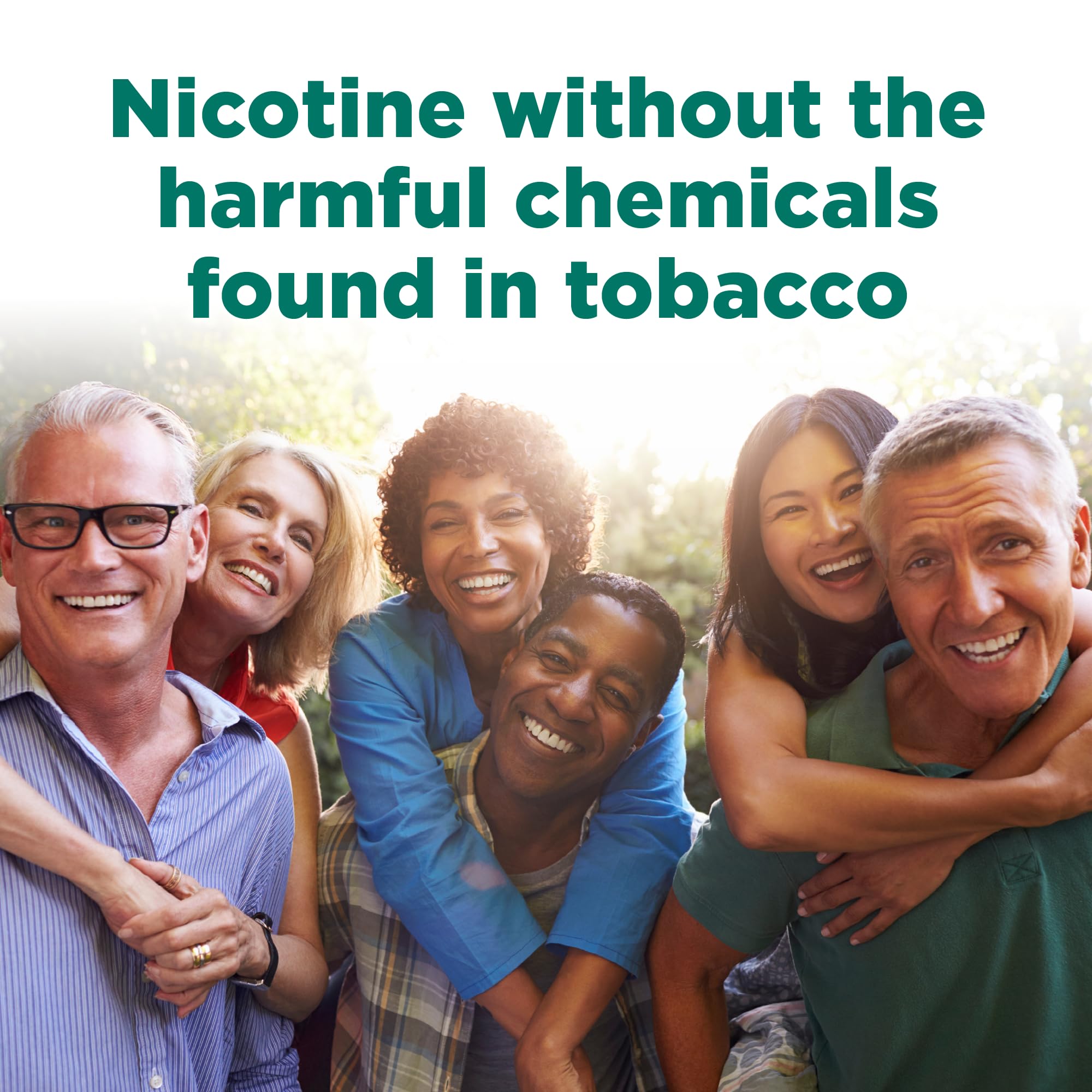 Amazon Basic Care nicotine gum 4 mg mint shelf-ready pack for daily support.