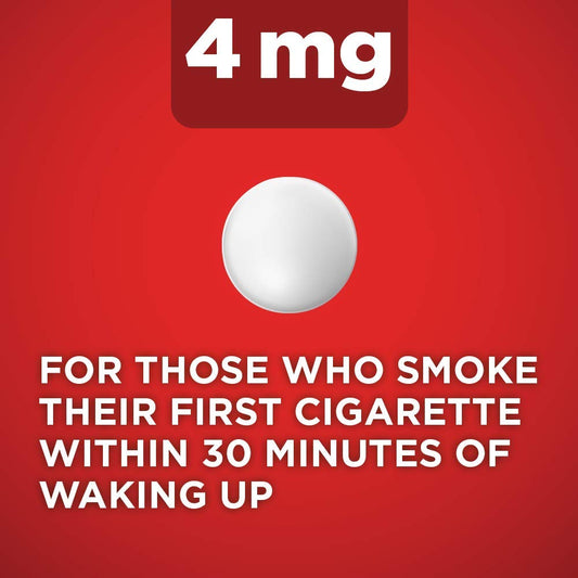 amazon basic care nicotine lozenge 4 mg cherry tablets close-up highlights sugar-free formula