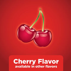 Amazon Basic Care nicotine lozenge cherry flavor icon signals pleasant taste and ease of use.