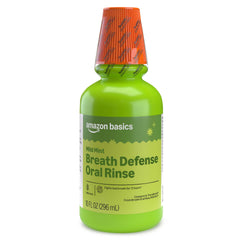Amazon Basics Breath Defense cap close-up showing ease of use.