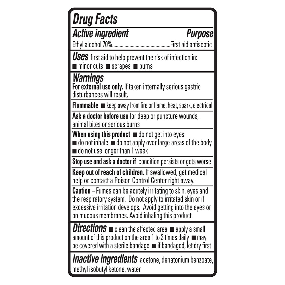 Amazon Basics first aid antiseptic bottles in a multi-pack for emergencies