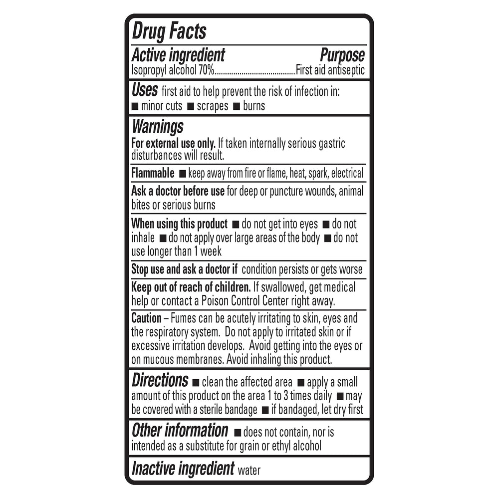 Amazon Basics six-pack of 32 fl oz bottles for home first aid.