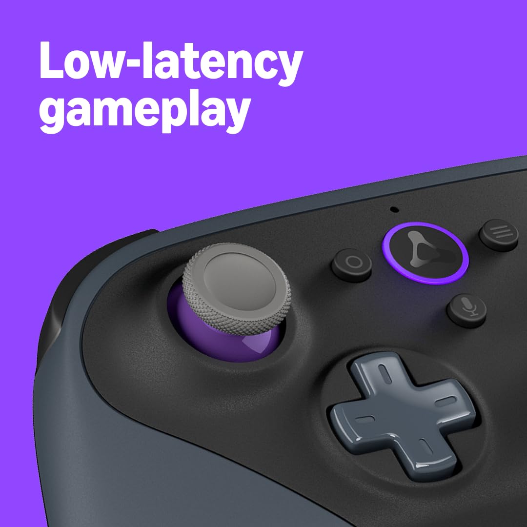 Luna controller rear area with USB port for wired PC play