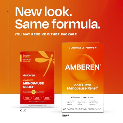Amberen menopause relaxation routine scene, user-friendly regimen for day and night support