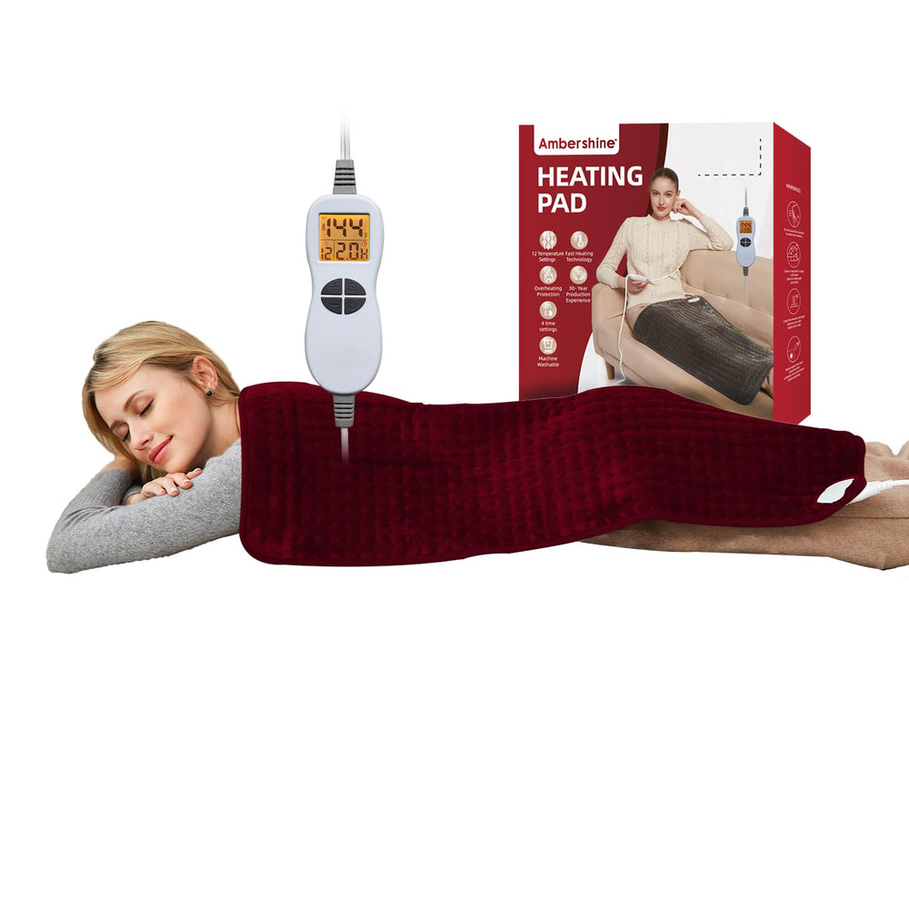 Ambershine XXXL heating pad covers the full body for targeted warmth.