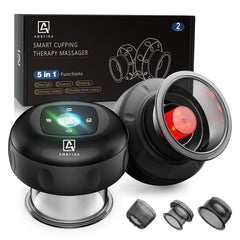 Ambfina 5-in-1 cupping kit back massage relieves post-workout tension.