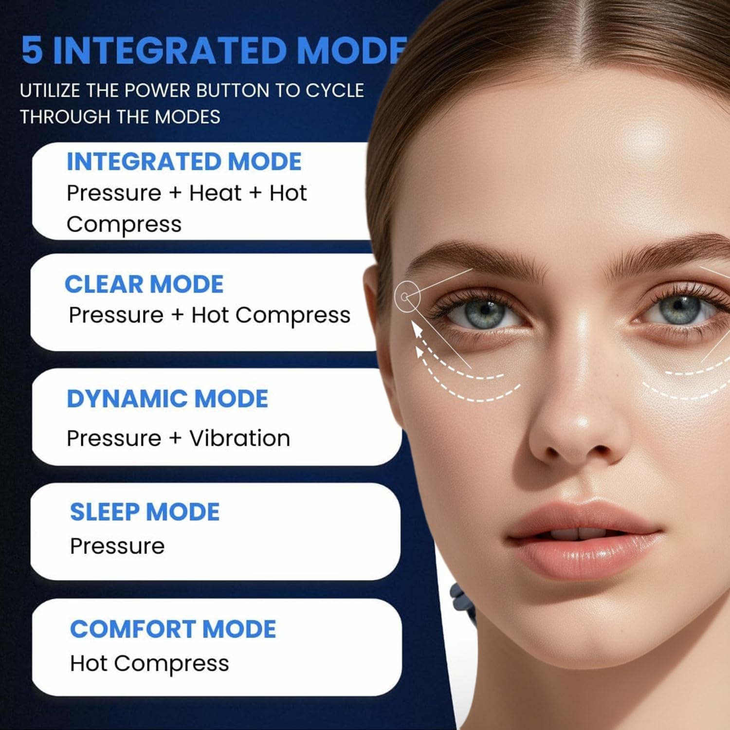 Ambrint Eye Massager with Music lets you personalize ambience during sessions.