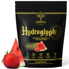 Ambrosia Hydroglyph tub and scoop for quick intra-workout hydration
