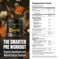 Ambrosia Kinetic scoop close-up highlights measured serving for consistent energy.